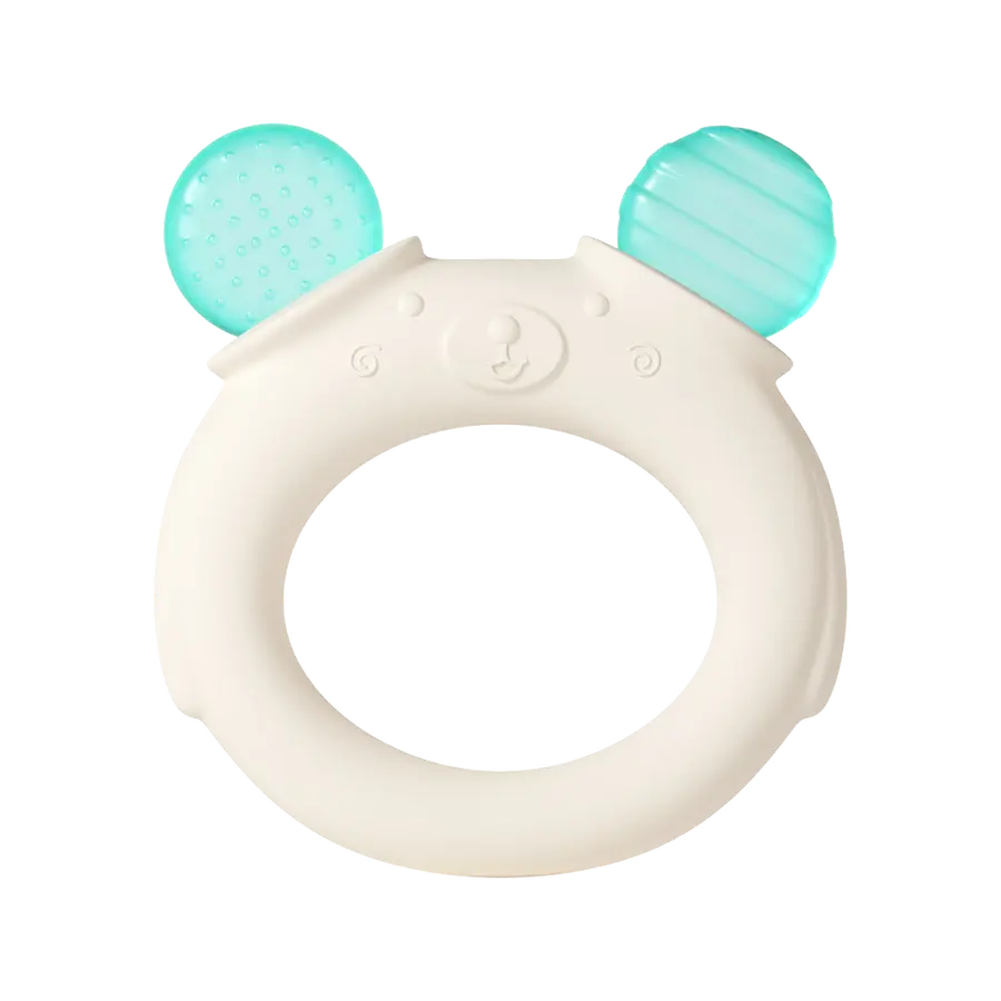 Gặm nướu hình gấu Hallysen - Màu xanh ngọc